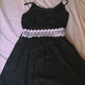 Black Spaghetti Strap Dress👗